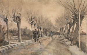 Estrada em Etten, 1881. de Vincent van Gogh