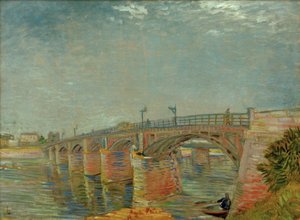 Ponte Sena em Asnières de Vincent van Gogh