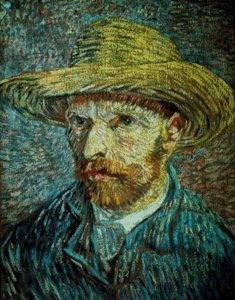 Auto-retrato com chapéu de palha de Vincent van Gogh