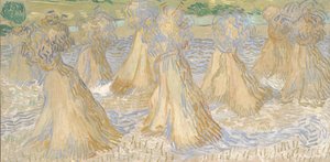 Feixes de trigo, julho de 1890 (óleo sobre tela) de Vincent van Gogh