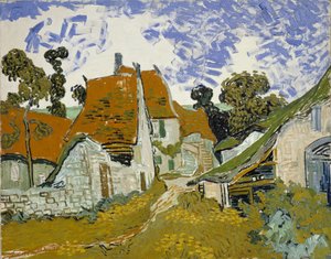 Rua em Auvers-sur-Oise de Vincent van Gogh
