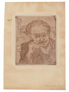 O homem do cachimbo: Retrato do Doutor Gachet de Vincent van Gogh