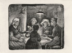 Os comedores de batatas de Vincent van Gogh