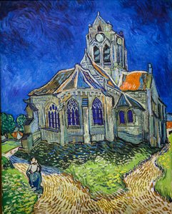 A igreja em Auvers-Sur-Oise, vista da cabeceira de Vincent van Gogh