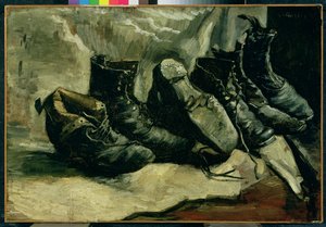 Três pares de sapatos de Vincent van Gogh