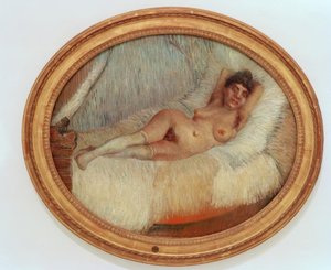 Nu feminino em uma cama