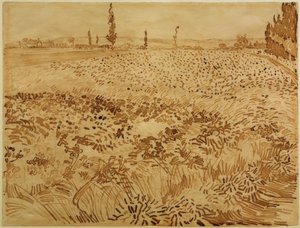 campo de trigo de Vincent van Gogh