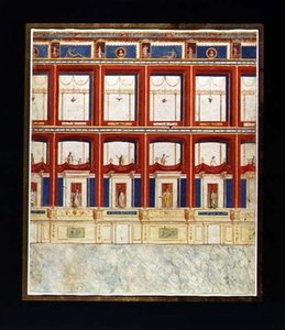 Antique Roman Frescoes, c.1775 (aguarela e guache sobre papel)