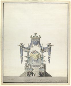 Catafalque para a imperatriz Catarina, a Grande 1729-1796, 1796