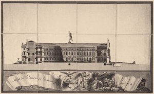 Castelo de Saint Michaels em São Petersburgo, 1797