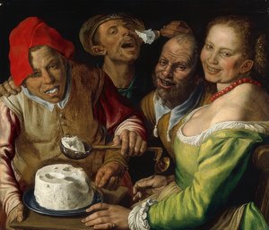 enquanto, Ricotta. Um 1580