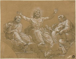 Cristo na Glória com os Santos de Vincenzo Camuccini