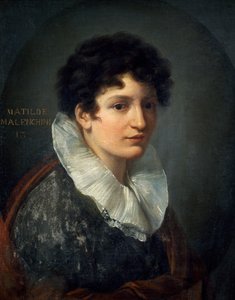 Retrato de Matilde Mazenchini, de Vincenzo Camuccini (1771-1844), óleo sobre tela, 61x49 cm, ca. 1815 de Vincenzo Camuccini