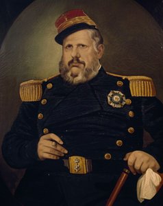 Retrato de Ferdinand II de Bourbon-Two Sicilies (óleo sobre tela) de Vincenzo De Mita