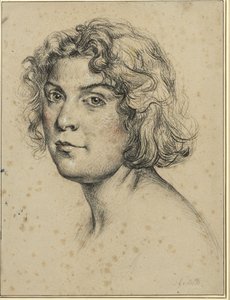 Retrato de uma mulher de Vincenzo Gemito