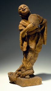 Cantor, de Vincenzo Gemito (1852-1929), estátua em terracota, Itália