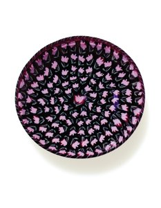 Um prato de "murrine" de tulipa, c.1900 de Vincenzo Moretti