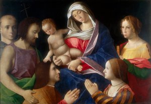 Madonna com criança e santos de Vincenzo di Biagio Catena