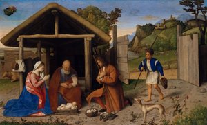 A Adoração dos Pastores, c.1520 (óleo sobre tela)