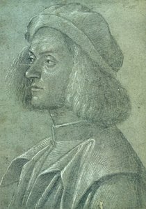 Carpaccio - Retrato de um jovem, c. 1500 de Vittore Carpaccio