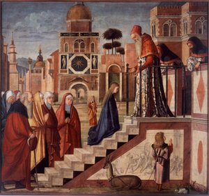 Apresentação da Virgem no Templo de Vittore Carpaccio