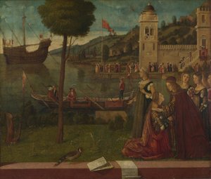 A partida de Ceyx, c. 1502-1507 de Vittore Carpaccio