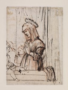 Virgem adorando o Cristo Infantil com São João, final dos anos 1480 - início dos anos 1490 de Vittore Carpaccio
