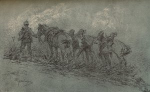 Estudo de giz de Vittorio Guaccimanni, c1900 de Vittorio Guaccimanni