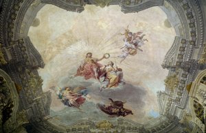 Apollo coroando a pintura
