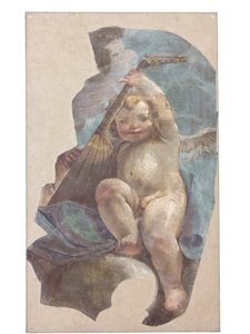 Frescos de anjos, originalmente da igreja de St. Augustinus