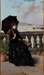 Sobre o Mascagni Terrace de Vittorio Matteo Corcos