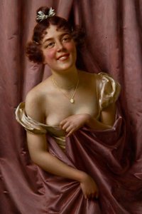 Lady in Purple (óleo sobre tela)