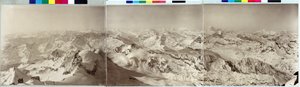 Panorama dos Alpes de Vittorio Sella