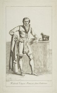 Traje Interno do Cidadão Francês, 1794.