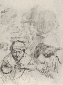 Le Citoyen Aubourg, Mme Aubourg e sua família Cidadão Aubourg, Madame Aubourg..., ca. 1795-1805.
