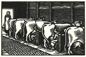 Ilustração para Tess Of The DUrbervilles de Thomas Hardy (gravura)