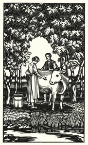 Ilustração para Tess Of The DUrbervilles de Thomas Hardy (gravura)