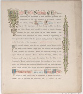 Cartão comercial para os Srs. Henry Southgate & Co., Vendedores de Livros, século XIX., de Vizetelly and Company