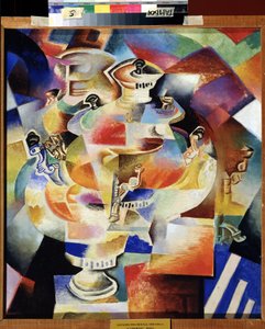 Samovar. 1919 (óleo sobre madeira)