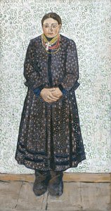 Mulher Camponesa Ucraniana, 1910-1911 de Vladimir Davidovich Burliuk