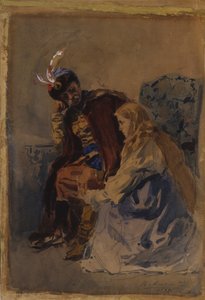 Mazepa com Maria, 1892 de Vladimir Egorovic Makovsky