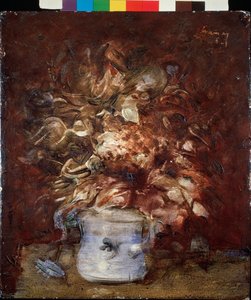 Bouquet de fleurs (ramo de flores), c.1940 (óleo sobre painel)