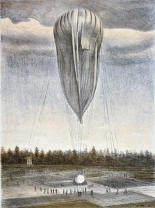 O balão da estratosfera, 1935. de Vladimir Grigoryevich Yung