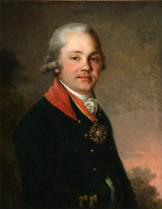 Retrato de Alexander Dmitriyevich Arsenyev, 1796-1797 de Vladimir Lukich Borovikovsky