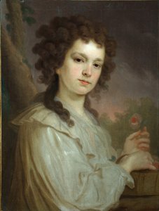 Retrato de Olga Kuzminichna Filippova 1772-1829, 1790 de Vladimir Lukich Borovikovsky