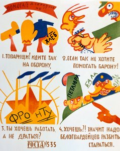 Ofereça sua Assistência !, 1920. de Vladimir Mayakovsky