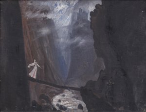 Cenário para a ópera Béla de A. Alexandrov, 1946 de Vladimir Vladimirovich Dmitriyev