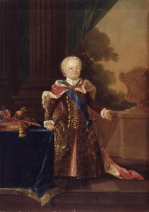 Ivan III ou Ivan VI Antonovich. Retrato de corpo inteiro de W.A. Müller