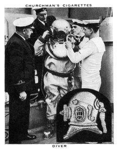 Mergulhador, 1937. de WA and AC Churchman