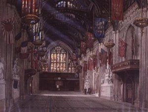 Interior do Guildhall de W.D. Radcliffe Beresford
